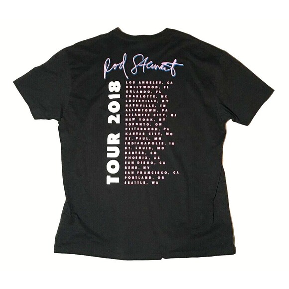 Rod Stewart Tour T Shirt 2018 XXL - Picture 2 of 2